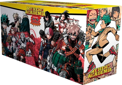 My Hero Academia Box Set 2: Includes Volumes 21-42 with Premium