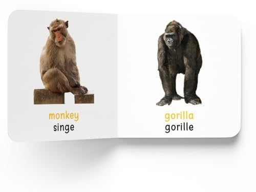 My First Book of Wild Animals - Animaux Sauvages : My First English French Board Book (English - Francais)