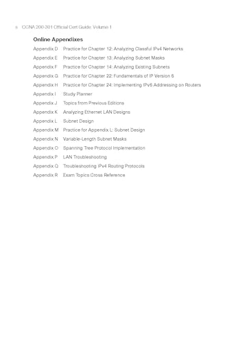CCNA 200-301 OFFICIAL CERT GUIDE, VOLUME 1