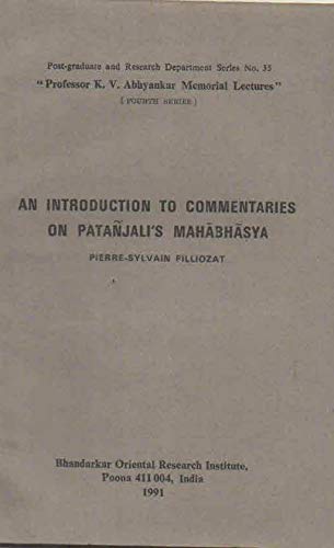 An Introduction to Commentaries on Patanjali's Mahabhasya book cover