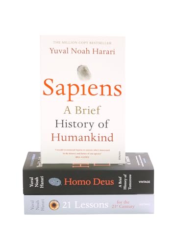Yuval Noah Harari Box Set: Includes Sapiens, Homo Deus & 21 Lessons for the 21st Century | Bestselling Nonfiction on Human Evolution, World History, Civilization & the Future