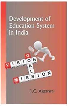 Development of education system in india book cover