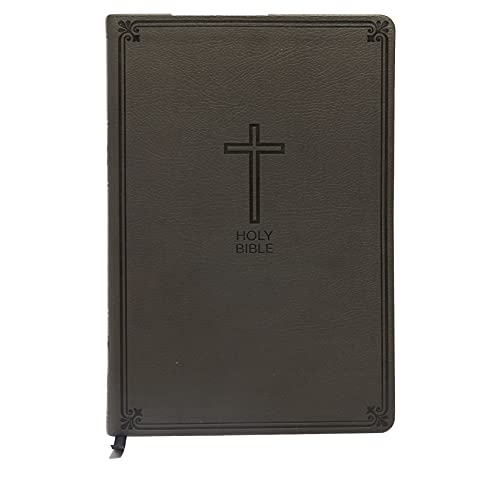 NKJV, Value Thinline Bible, Leathersoft, Black, Red Letter, Comfort Print