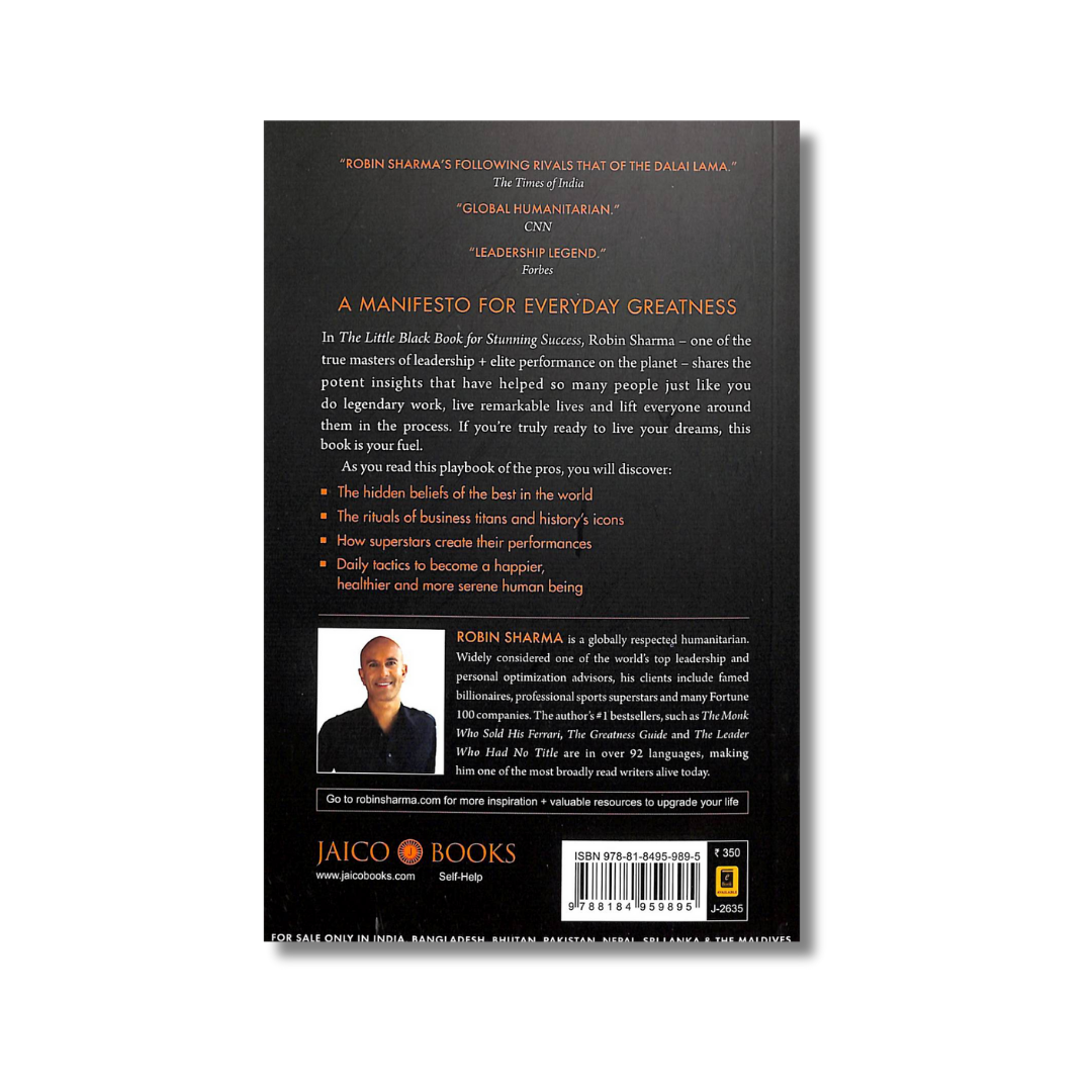 The Little Black Book for Stunning Success by Robin Sharma