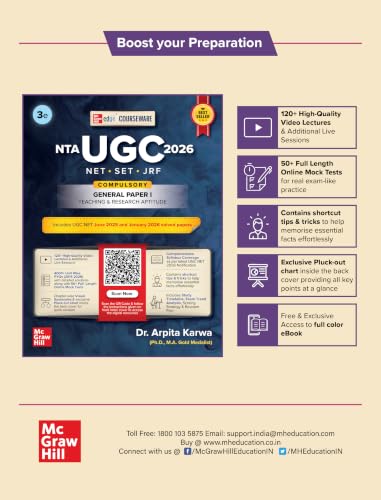 UGC NET Paper 1 2026 Previous Years' Solved Papers (2014-2026) | 7000+ Questions (3000 in book + 4000 online with June 2026) | Arpita Karwa | 13 Years PYQs: Unit-wise and Topic-wise detailed solutions
