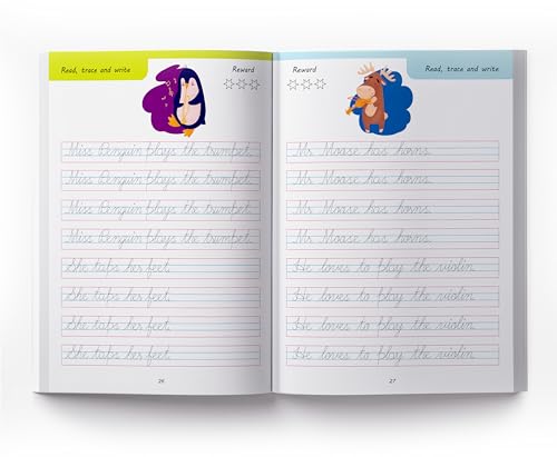 Cursive Handwriting for Kids: Sentence Workbook (Ages 6–10) | Bestseller for Fluent Handwriting | Improve Fluency, Spacing, Style & Confidence | #1 Bestseller in Handwriting | Top-Rated Cursive Workbook