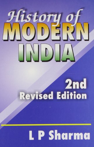 History of Modern India book cover