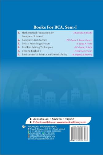 PRAGATI PRAKASHAN | ENVIRONMENTAL SCIENCE AND SUSTAINABILITY | BCA - I SEM -I , | NAVEEM SINGHAL , RISHABH BHARDWAJ | ISBN: 978-93-69-62-626-7 | PAPERBACK |
