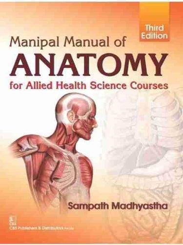 Manipal Manual Of Anatomy For Allied Health Science Courses 3Ed (Pb 2020)