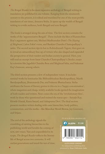 THE BENGAL READER: The Finest Fiction, Non-Fiction, Poetry, and Plays from the Bengali