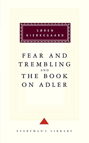 Fear and Trembling, and, The Book on Adler book cover