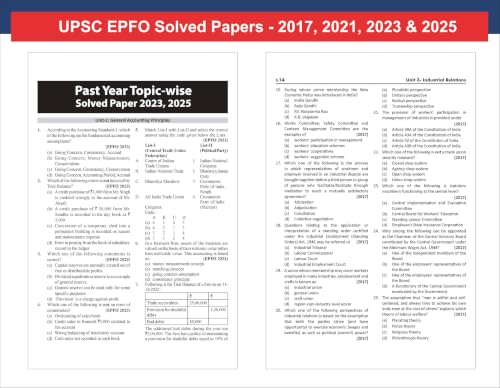 Disha Accounting Principles, Auditing, Industrial Relations, Insurance, Social Security in India & Labour Laws for UPSC EPFO EO/ AO/ APFC 2026 Exam 3rd Edn