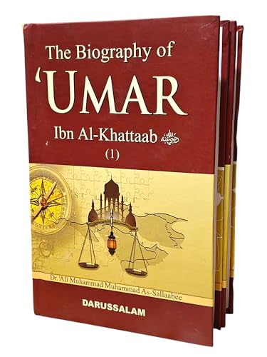 Umar Ibn Al-Khattab Biography (2 Volume Set) Double Colour Edition | Life & Leadership of the Second Rightly Guided Caliph | Sahabi History | Authentic Islamic Book