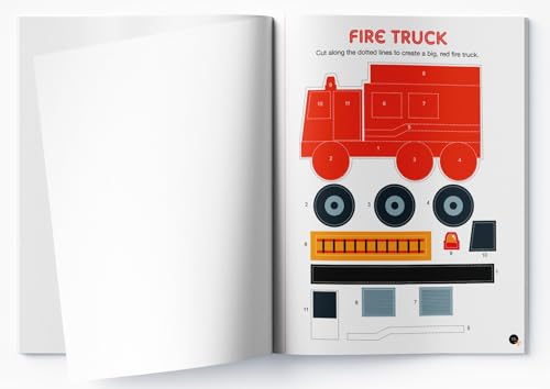 Scissor Skills: Vehicles (Activity Book for Kids)