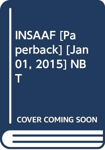 INSAAF book cover