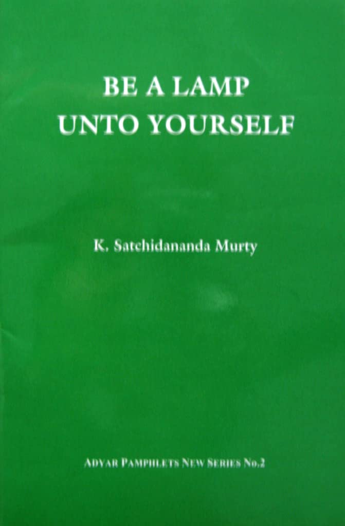 Be a Lamp Unto Yourself book cover