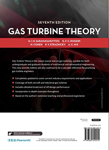 Gas Turbine Theory, 7e