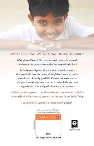 Ignited Minds: Unleashing the power within India - OVER 1 MILLION COPIES SOLD - An inspiring & visionary book for today's youth by Dr. A.P.J. Abdul Kalam | English Non-fiction, Penguin Books