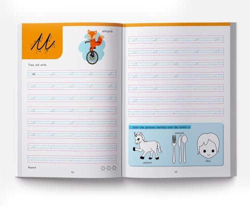 Cursive Handwriting – Small Letters: Practice Workbook | Ages 5–8 Years | Step-By-Step Letter Formation | Tracing Practice |Kids Fine Motor Skills | Premium Paperback | Children | Latest Edition