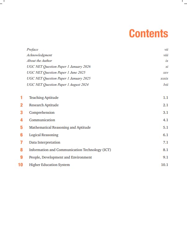 Pearson UGC NET Paper 1 Teaching & Research Aptitude 10th Anniversary Edition + Previous Years Solved Papers | Fully Solved 2024–2026 Papers, Mock Tests, Topic-wise Practice & Latest Exam Pattern