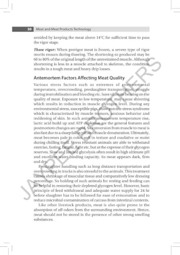MEAT & MEAT PRODUCTS TECHNOLOGY INCLUDING POULTRY PRODUCTS TECHNOLOGY