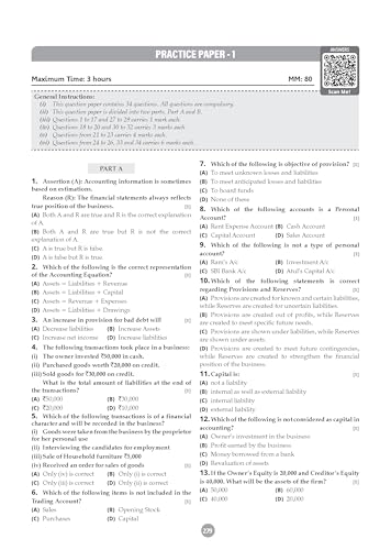 Oswaal CBSE Class 11 Accountancy Question Bank | Chapter & Topic-wise Solved Papers (2017–2026) | Based on Latest Syllabus (April 2026) | Includes 2026 Papers | For 2027 Exam