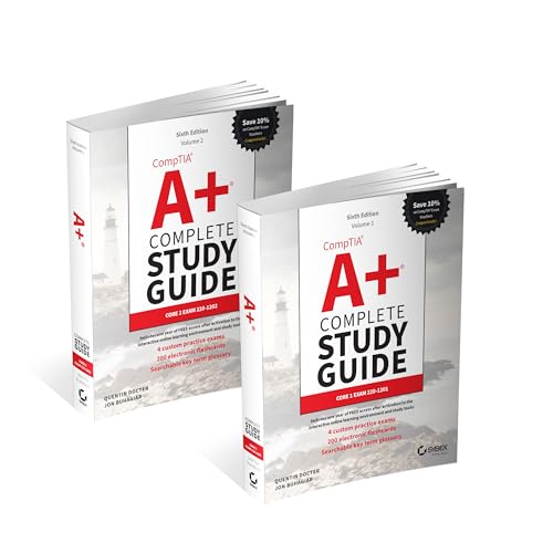 CompTIA A+ Complete Study Guide: Core 1 Exam 220-1201 and 2 Core 2 Exam 220-1202: 1-2 (Sybex Study Guides)