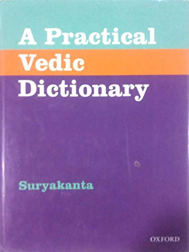 A PRACTICAL VEDIC DICTIONARY book cover
