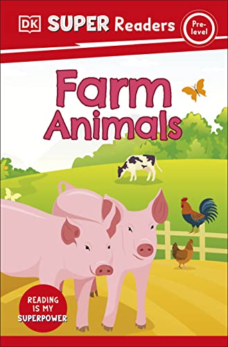 DK Super Readers Pre-Level Farm Animals book cover