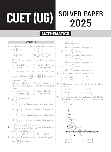 MTG NTA CUET (UG) Question Bank Mathematics For 2026 Exam | Chapter-wise Notes, Practice Papers with OMR Sheets | CUET Books As Per Latest Pattern & Syllabus