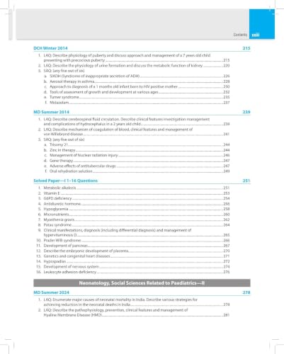 Solved Papers Pediatrics for PG Students, 5/E | Previous Years' Solved Papers (2014-2024) PYQs | A must for MD and DNB Pediatrics, DCH, CPS and Other Examinations Across India: 1