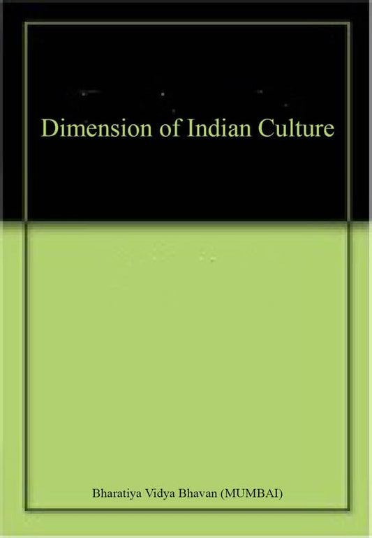 Dimension of Indian Culture book cover
