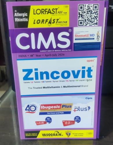 CIMS India (Current Index of Medical Specialities) (JAN - APRIL 2026)
