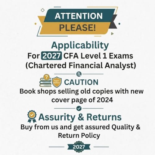 2027 CFA Level 1 Curriculum Books – Complete 10-Book Official Study Set | Full Syllabus by CFA Institute
