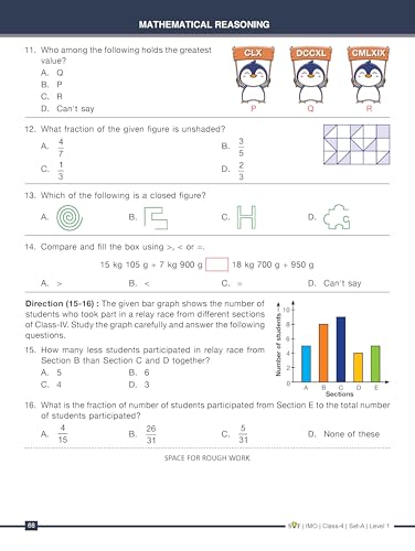 MTG IMO Olympiad 10 Previous Years Papers Class 4 Mathematics (2025-2021 Set A & B) - Model Test Papers with 24 Sample OMR Sheets | PYQ Book For SOF Olympiad 2026-27 Exam