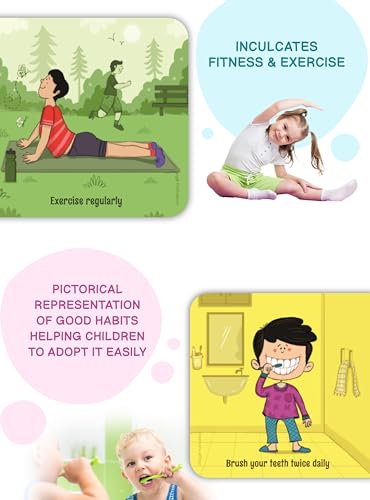 Good Habits Book for Kids 2-6 Years | Manners Discipline Kindness Fitness and Exercise