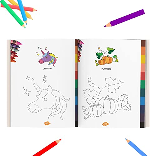 Jumbo Colouring Book - Crayon Colouring for children