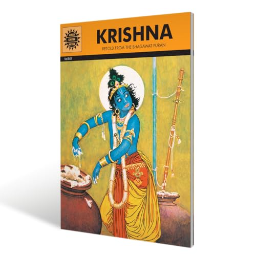 Krishna – Tales from Indian Mythology | Illustrated Storybook for Children | Comic Book Set for Beginners & Early Readers | Amar Chitra Katha