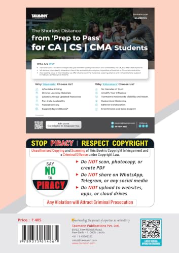 Taxmann's CRACKER for Business Economics (Paper 4 | Economics) – Question-first | Exam-engineered Manual Offering Solved Past Papers for CA-Foundation | Sept. 2026/Jan. 2027 Exams