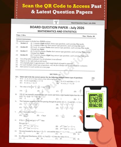 Std. 12 Science Board Question Bank with Solutions (2022–2026) | PCMB Chapter-Wise Board Questions | Maharashtra HSC Board Exam Preparation | Physics, Chemistry, Mathematics & Biology - Set of 4 Books