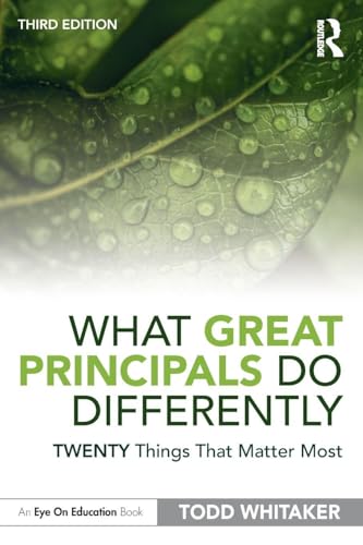 What Great Principals Do Differently: Twenty Things That Matter Most