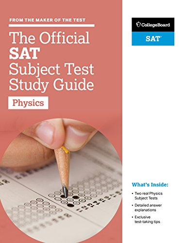 The Official SAT Subject Test in Physics Study Guide book cover