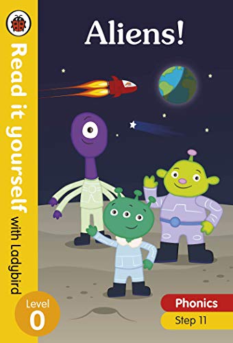 Aliens! Read it yourself with Ladybird Level 0: Step 11 book cover