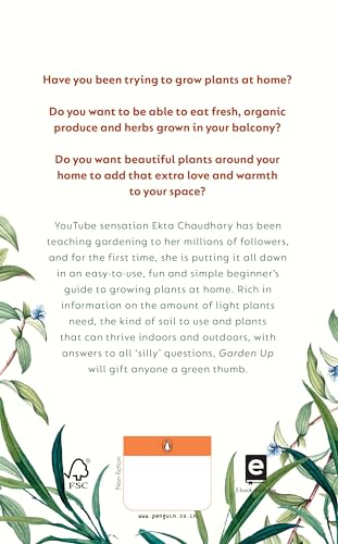 Garden Up: Your One Stop Guide to Growing Plants at Home | A book Specialization of gardening methods & home improvement