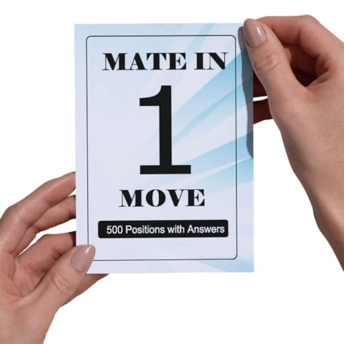 Mate in One Move - Chess exercise book for beginners - 500 Puzzles with answers