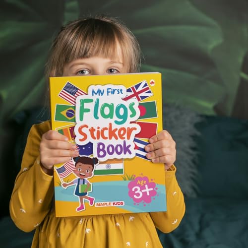 My First Sticker Book - Flags - Activity Book for Kids with 50+ Stickers - Stickers for Children - Age 3+ Years