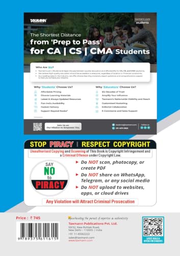 Taxmann's CRACKER for Quantitative Aptitude (Paper 3 | Maths, LR & Stats) – Question Bank of 2,200+ Solved Past Exam Questions—with ICAI RTPs/MTPs for CA Foundation | Sept. 2026/Jan. 2027 Exams