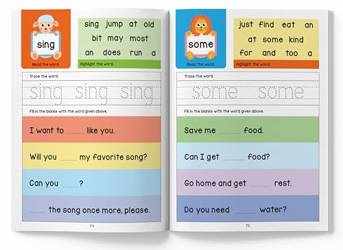 101 Sight Words and Sentences: Activity Book for Children | 400+ Sentences to Read and Practice | Ages 4–7 | Build Early Reading Fluency with Fun Exercises