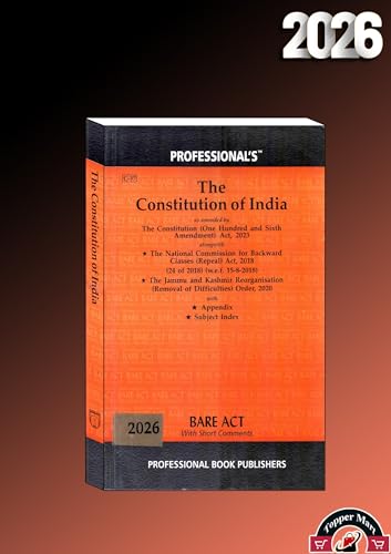 PROFESSIONAL’S The Constitution of India EDITION 2026