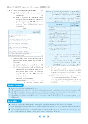 Oswaal IGCSE Topical Past Solved Papers l Biology (0610) | For 2027 Exam | With Oswaal AI